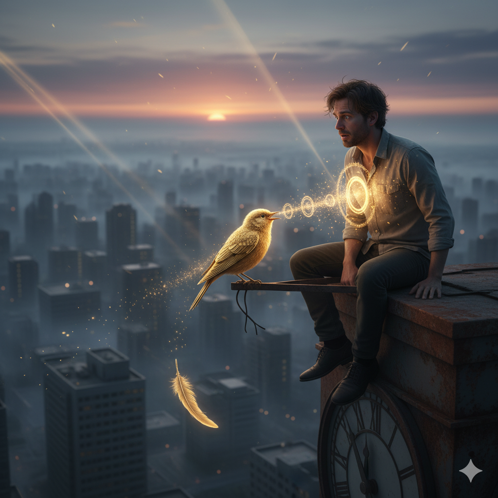 L'oiseau doré!