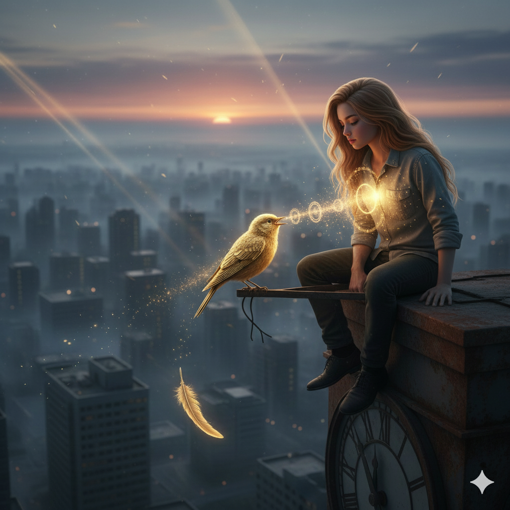 L'oiseau doré!